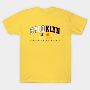 brooklyn new york 1898 simple vintage fashion T-Shirt